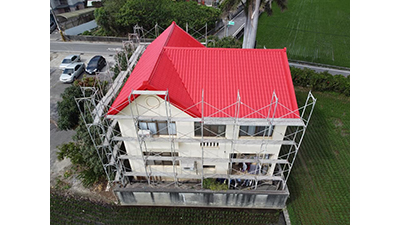 和美住宅別墅屋頂磚瓦更換琉璃瓦工程